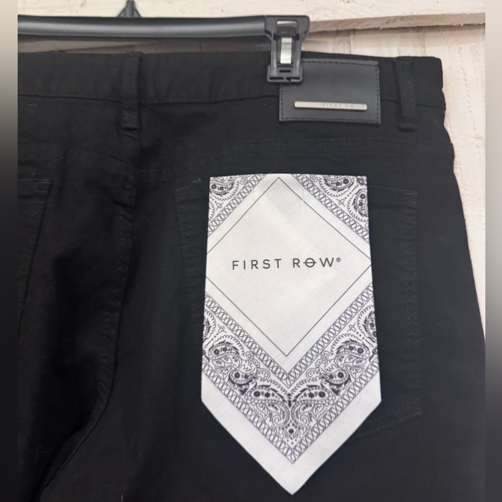 First Row “Downtown LA Racing” Jeans – 42W x 32L – Black – NWT - Picture 7 of 11